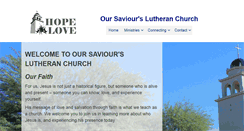 Desktop Screenshot of lutherantucson.org